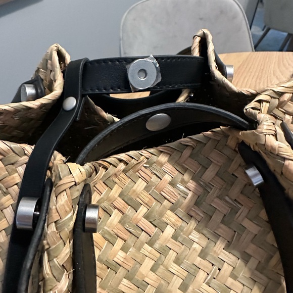 ***Brand NEW*** All Saints Straw Tote - Picture 3 of 3